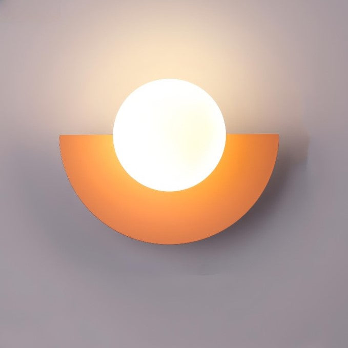 Kinkiet Półokrągły w Stylu Nordyckim - Oświetlenie Wewnętrzne