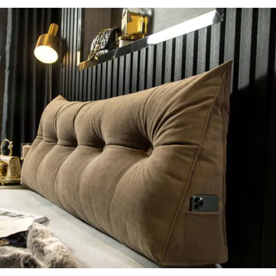 Biała ortopedyczna poduszka klinowa z miękkiej bawełny, optymalne wsparcie szyi dla luksusowego komfortu i snu.