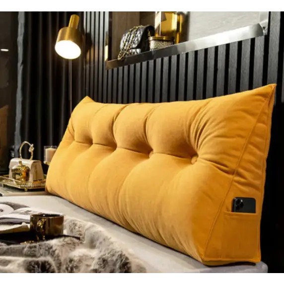 Biała ortopedyczna poduszka klinowa z miękkiej bawełny, optymalne wsparcie szyi dla luksusowego komfortu i snu.