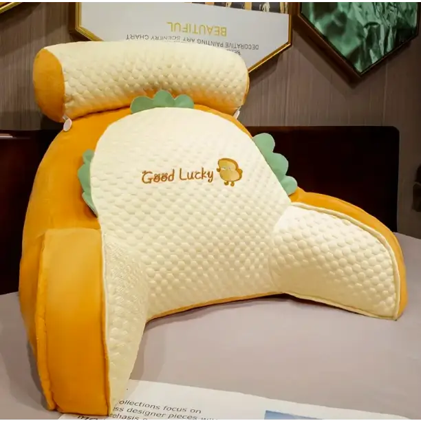 Ergonomiczna poduszka Cocoon w kształcie Husky, z pianki memory, optymalny komfort dla pleców, ramion i szyi.