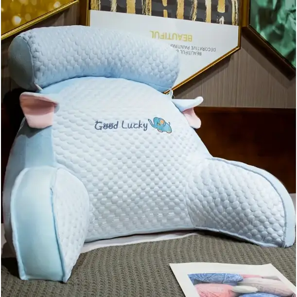 Ergonomiczna poduszka Cocoon w kształcie Husky, z pianki memory, optymalny komfort dla pleców, ramion i szyi.