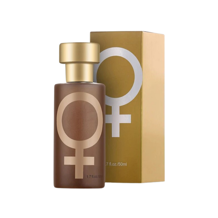 Uniseksowe perfumy z feromonami, elegancka butelka, czarna nakrętka, subtelny i urzekający zapach dla kobiet i mężczyzn.
