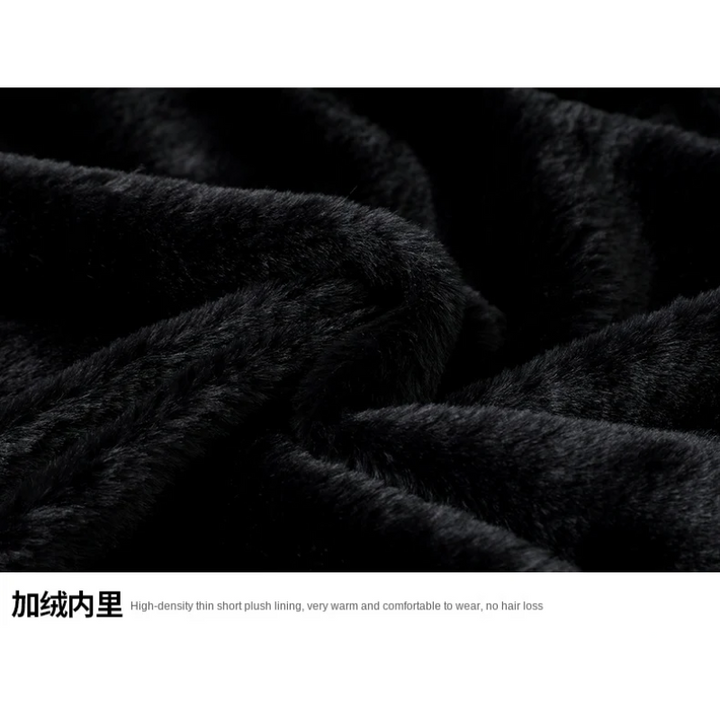 Męska parka zimowa, widok z przodu, odpinany kaptur, elegancki design, czarna, odporna na zimno i niepogodę.