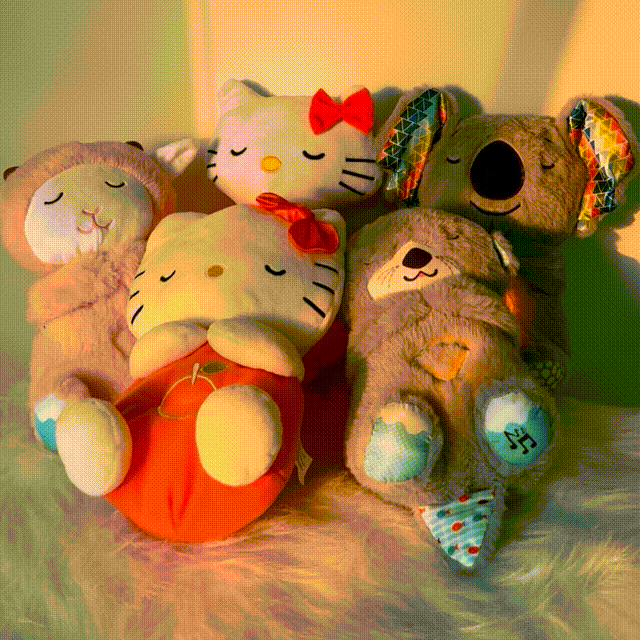 Peluche apaisante douce koala ou lapin, 30 cm, pour enfants et adultes, en tissu respirant, lavable en machine.