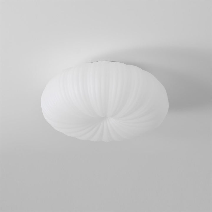 Lampa sufitowa LED z metalu i akrylu, nowoczesny design, regulowane światło z pilotem, elegancka i współczesna.