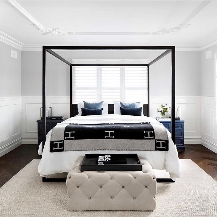 Luksusowy koc z wełny i kaszmiru, elegancki i miękki w odcieniach beżu, szarości, czerni i różu, dodatek luksusu do domu