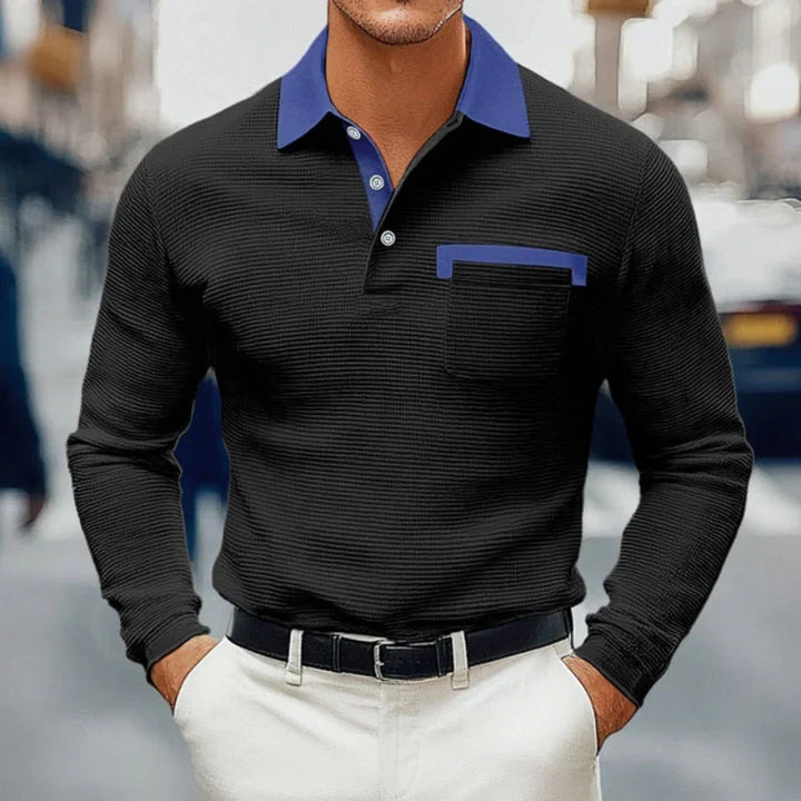 Lekka, oddychająca męska koszulka polo na lato w nowoczesnym, białym kolorze, idealna by wyglądać stylowo i czuć świeżość w upalne dni.