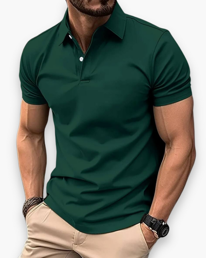 Eleganckie i wszechstronne męskie polo sportowe, klasyczny styl, oddychający materiał, różne kolory, idealne do sportu i na wyjścia