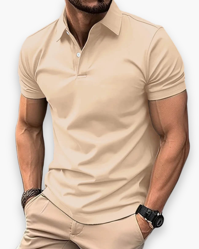 Eleganckie i wszechstronne męskie polo sportowe, klasyczny styl, oddychający materiał, różne kolory, idealne do sportu i na wyjścia