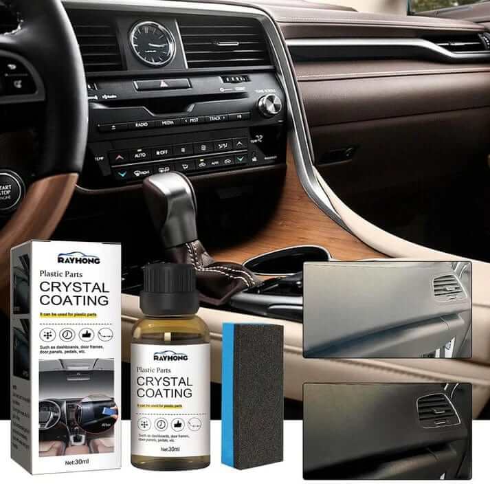 Produkt do czyszczenia samochodu, przezroczysty spray, usuwa brud, chroni i nabłyszcza bez wody.