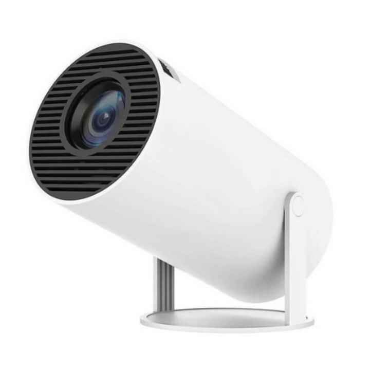 Elegancki przenośny projektor 4K HD ViewMax z szerokim obiektywem, doskonały do kina domowego, wnętrz i na zewnątrz