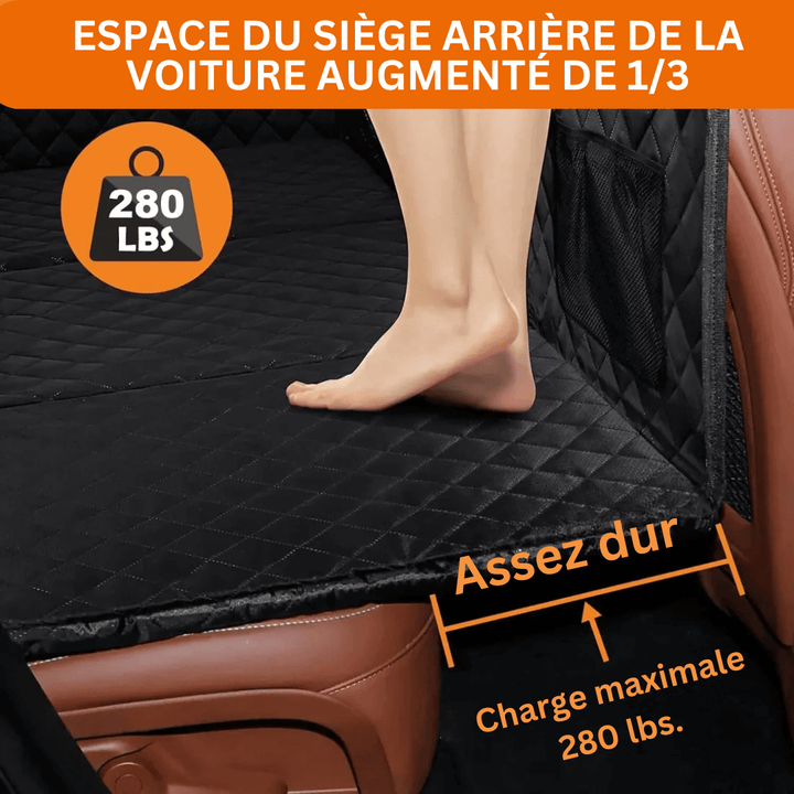 Wodoodporny, trwały ochraniacz na fotel samochodowy dla psa z bezpiecznymi mocowaniami, utrzymujący czystość samochodu, odpowiedni dla wszystkich rozmiarów.