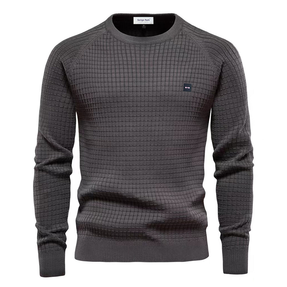 Wygodny sweter męski Bjorn z długim rękawem, miękki materiał, uniwersalny design, świetny na chłodne dni.