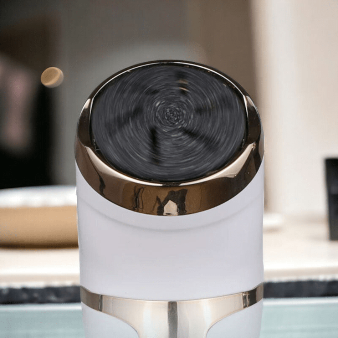 Akumulatorowy elektryczny pilnik do stóp, usuwa zrogowacenia, gładkie stopy, ergonomiczny design, czarny lub biały