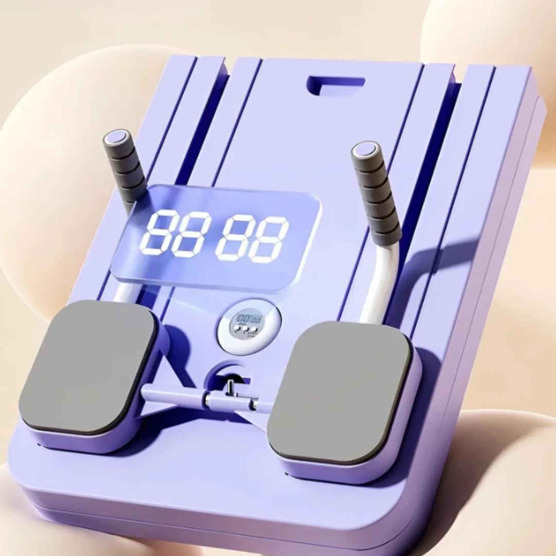 Kompaktowy reformer Pilates do ćwiczeń w domu, wspierający tonizację i elastyczność, z wytrzymałymi gumami, odpowiedni dla początkujących i zaawansowanych.