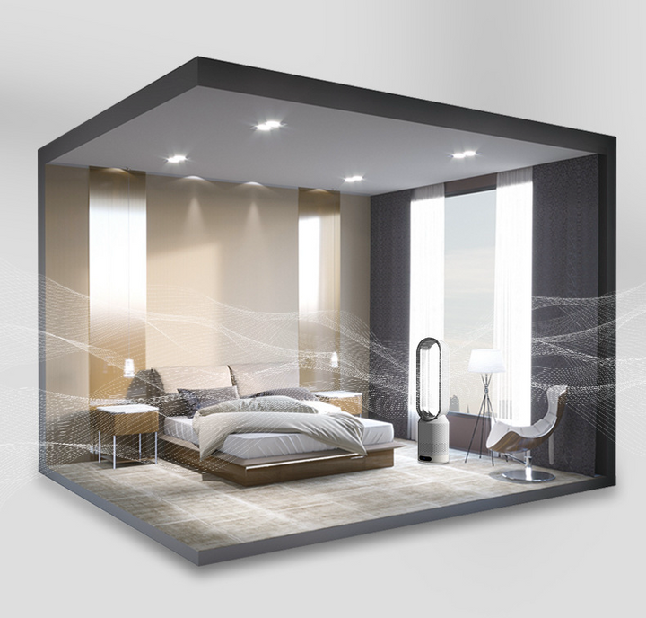 Porównanie AirPure z tradycyjnymi wentylatorami, podkreślające zalety oczyszczania i jonizacji.