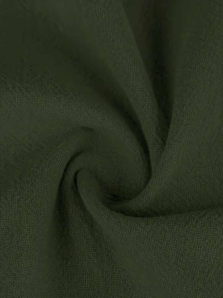 Elegancka damska sukienka lniana premium z kieszeniami, w uniwersalnych kolorach, na każdą porę roku, zapewniająca niezwykły komfort.