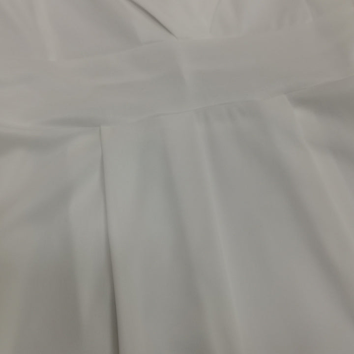 Biała długa sukienka Beatrice, dla kobiet, z dekoltem V, wygodna i modna.