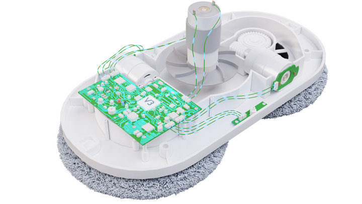 Inteligentny robot do mycia okien, skuteczne automatyczne czyszczenie, AI do nieskazitelnych szyb.