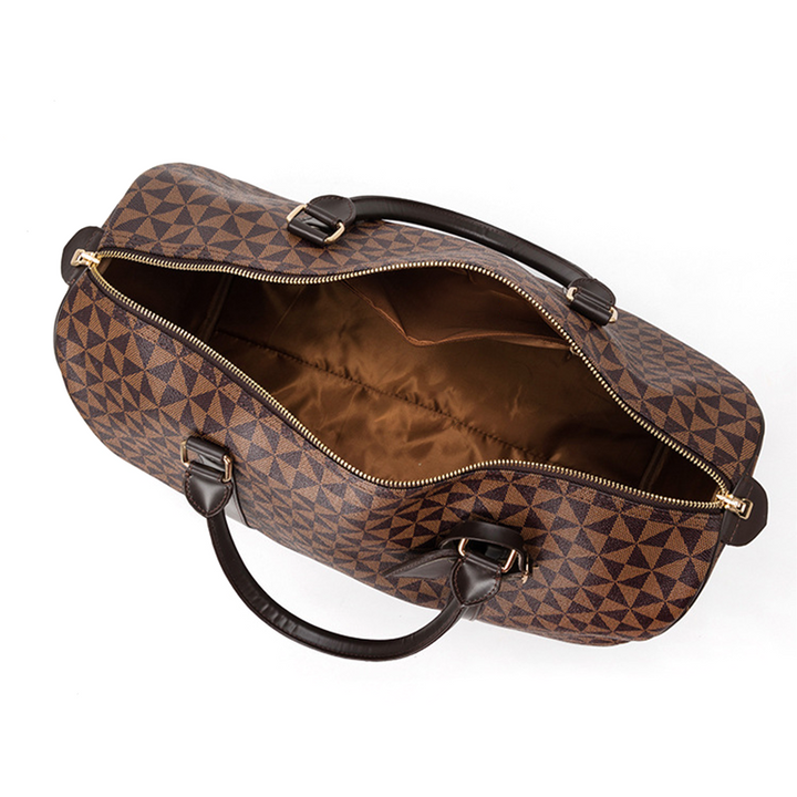 Luksusowa torba podróżna męska ze skóry, elegancka i solidna, z dużą przestrzenią, idealna na każdą podróż.