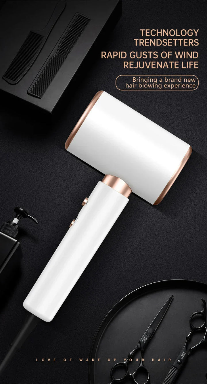 Suszarka do włosów 2400W, elegancki design, technologia jonowa, gorące i zimne powietrze dla idealnej stylizacji