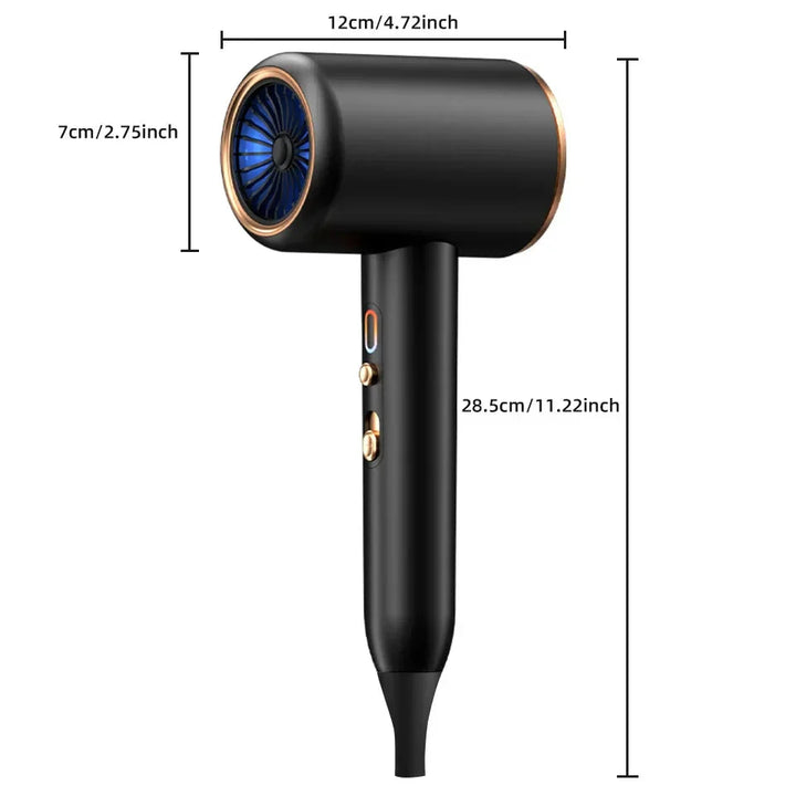 Suszarka do włosów 2400W, elegancki design, technologia jonowa, gorące i zimne powietrze dla idealnej stylizacji