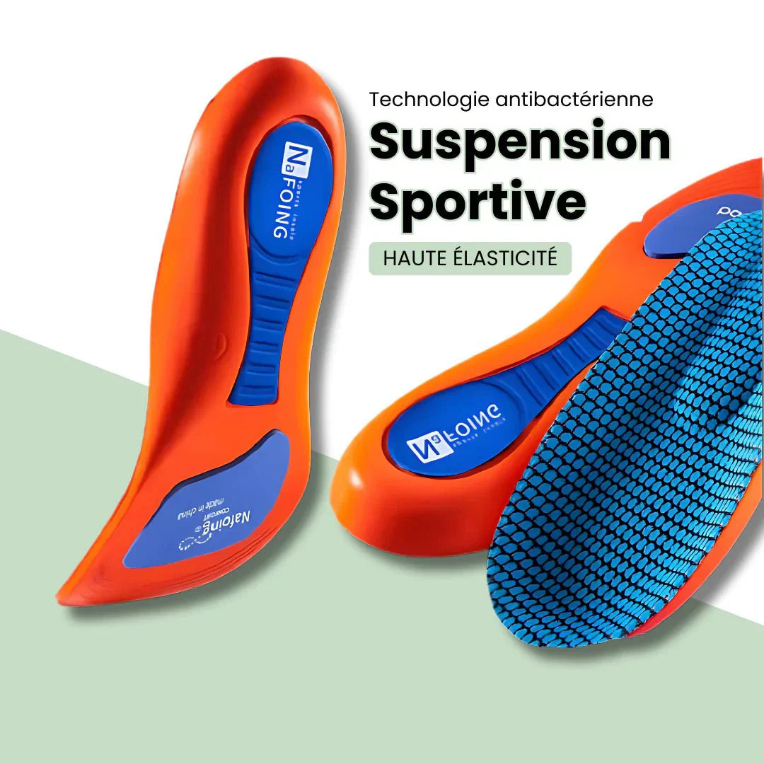 Sportowe wkładki ortopedyczne z amortyzacją, stabilnością i komfortem dla aktywnych