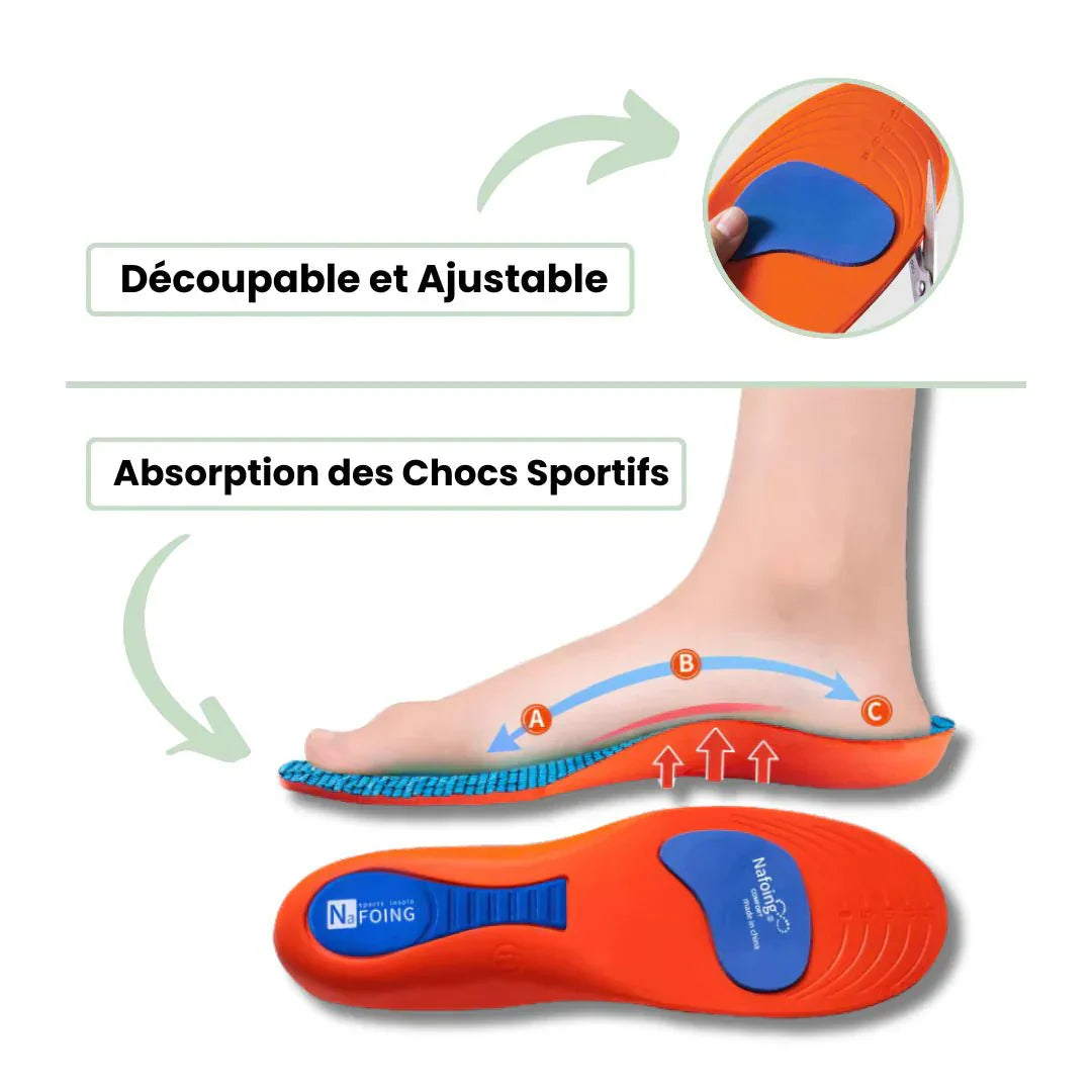 Sportowe wkładki ortopedyczne z amortyzacją, stabilnością i komfortem dla aktywnych