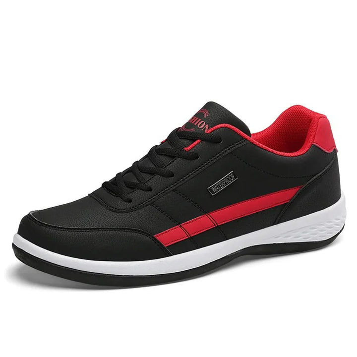 Męskie sneakersy ortopedyczne, nowoczesny design, komfort i wsparcie, antypoślizgowa podeszwa.