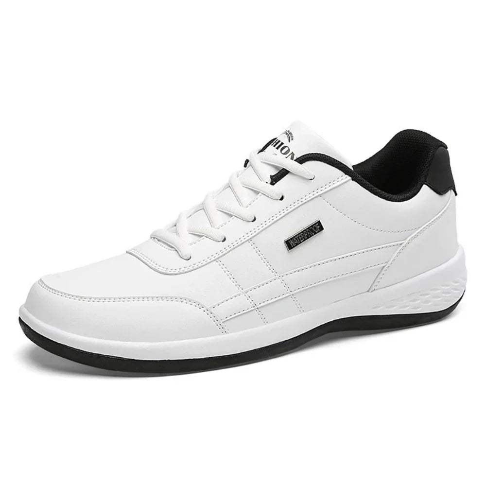Męskie sneakersy ortopedyczne, nowoczesny design, komfort i wsparcie, antypoślizgowa podeszwa.