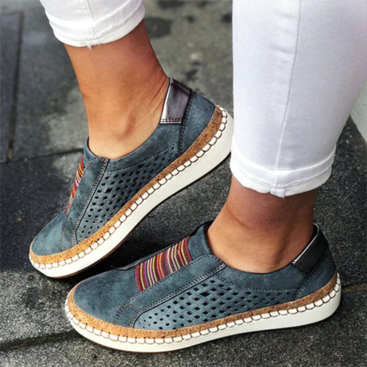 Eleganckie, wygodne, antypoślizgowe ortopedyczne sneakersy damskie. Dostępne w różnych kolorach.
