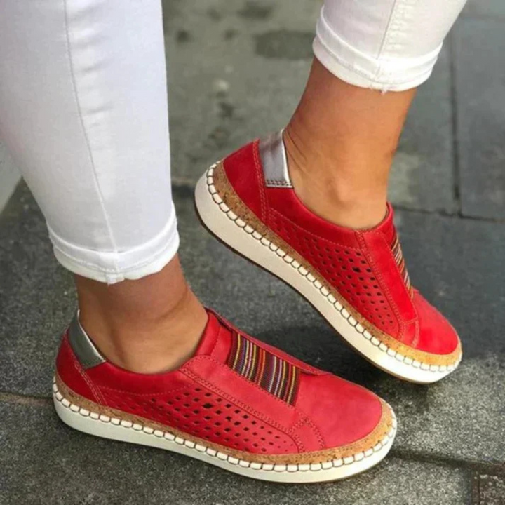 Eleganckie, wygodne, antypoślizgowe ortopedyczne sneakersy damskie. Dostępne w różnych kolorach.