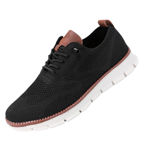 Męskie sneakersy ortopedyczne, cholewka z oddychającej siateczki, perforowana podeszwa, nowoczesny styl dla miejskiego komfortu