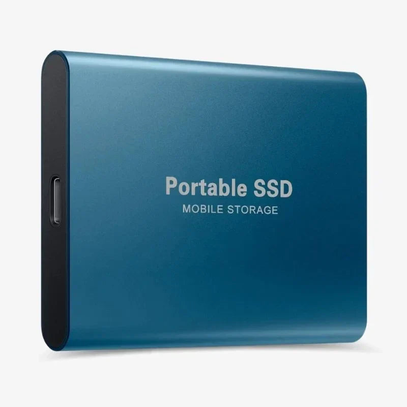 Szybki zewnętrzny dysk SSD 1 TB-16 TB, elegancki design, 4 kolory, transfer USB 3.1, idealny dla profesjonalistów.