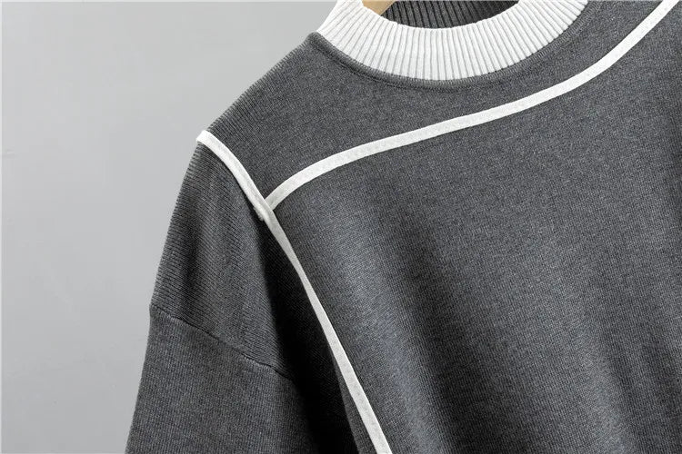 Męski nowoczesny dres Isla w kolorze bordowym, dopasowany krój, elegancki, komfort, miękki poliester, zdjęcie 10