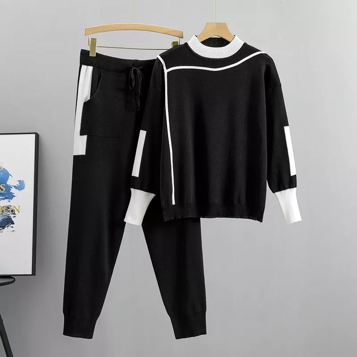 Męski nowoczesny dres Isla w kolorze bordowym, dopasowany krój, elegancki, komfort, miękki poliester, zdjęcie 2