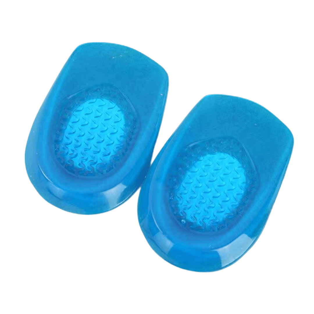 Żelowa wkładka amortyzująca wstrząsy, idealna na ból ścięgna Achillesa, dyskretnie pasuje do butów.