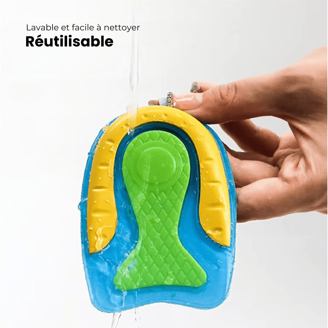 Wkładki żelowe w kształcie litery U dla ostrogi piętowej, zapewniające optymalny komfort i ulgę w bólu, odpowiednie do wszystkich butów