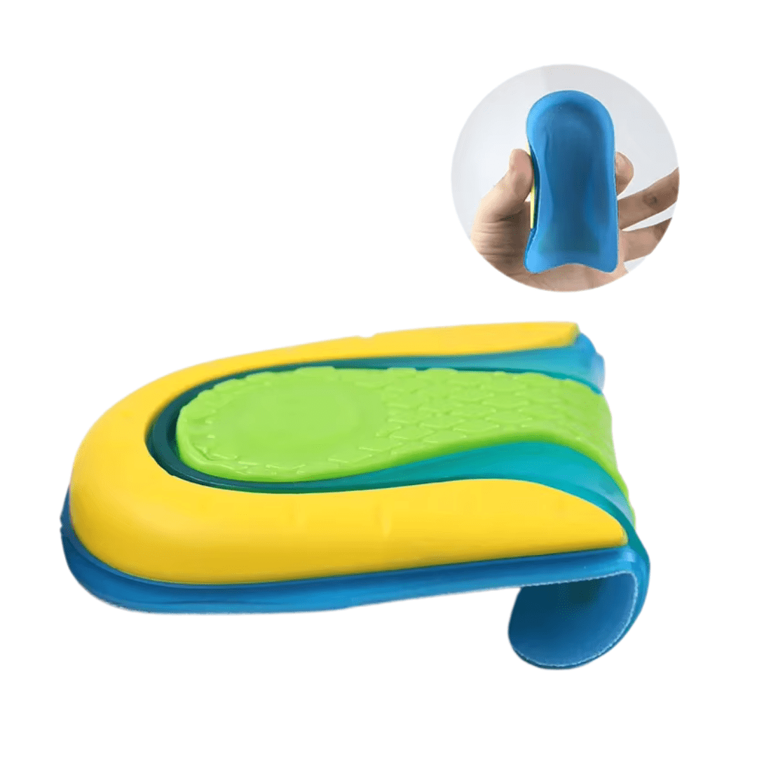 Wkładki żelowe w kształcie litery U dla ostrogi piętowej, zapewniające optymalny komfort i ulgę w bólu, odpowiednie do wszystkich butów