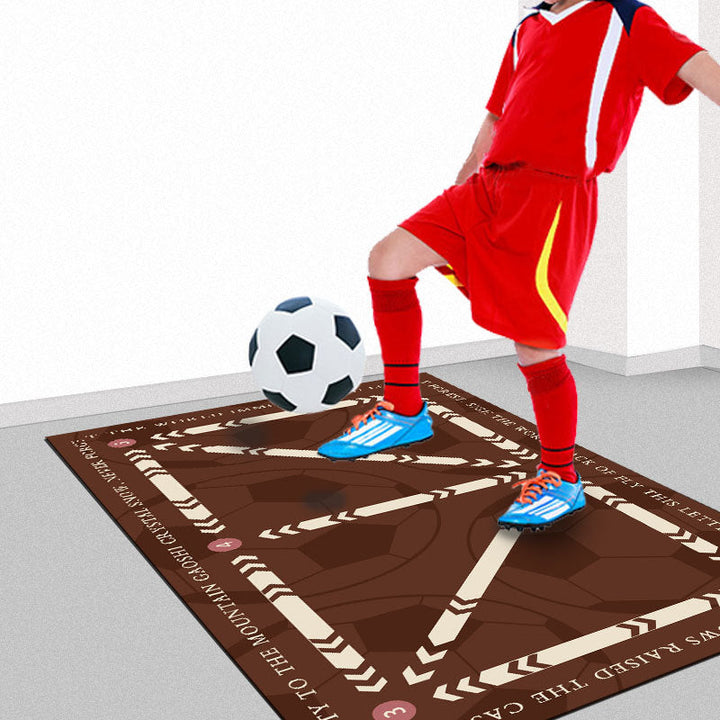Tapis de football 90x60 cm avec surface antidérapante, idéal pour l'entraînement et améliorer les compétences balle au pied.