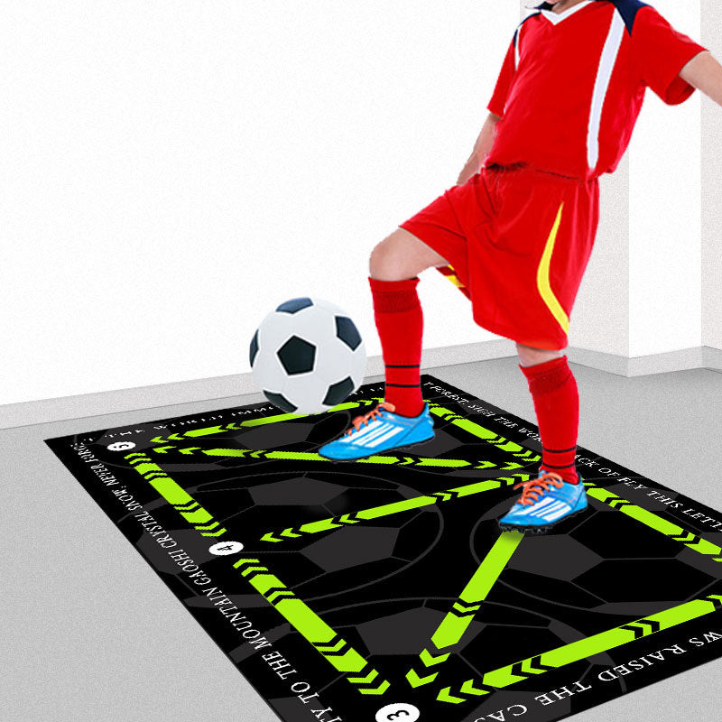 Tapis de football 90x60 cm avec surface antidérapante, idéal pour l'entraînement et améliorer les compétences balle au pied.