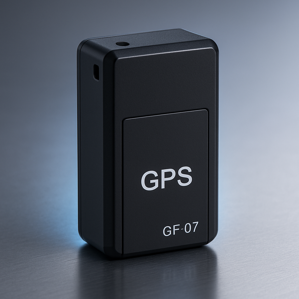 Czarny, kompaktowy, magnetyczny mini lokalizator GPS do śledzenia w czasie rzeczywistym na metalowej powierzchni, idealny do bezpieczeństwa i dyskrecji
