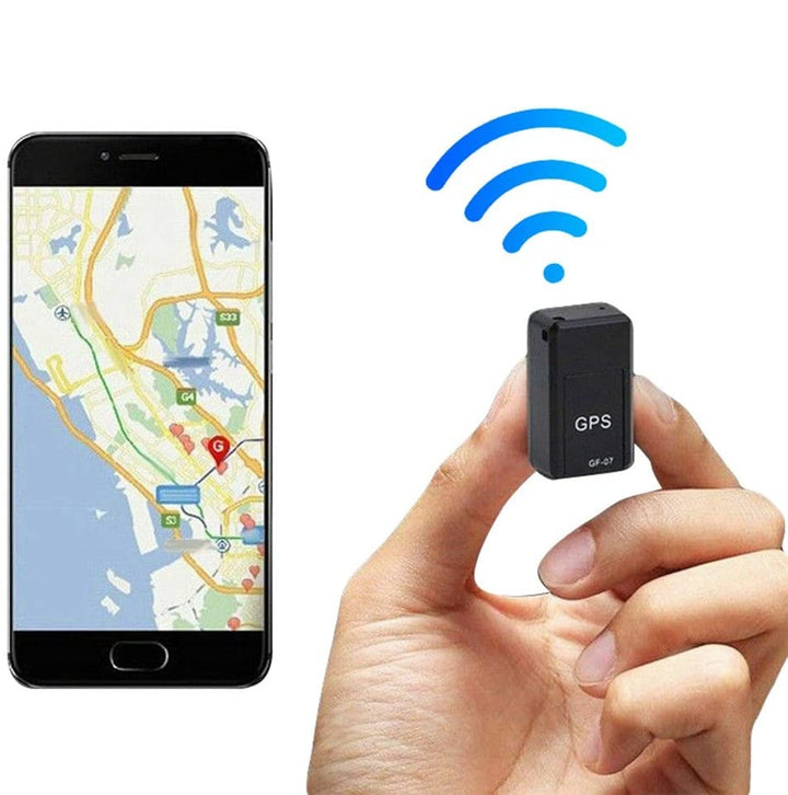 Czarny, kompaktowy, magnetyczny mini lokalizator GPS do śledzenia w czasie rzeczywistym na metalowej powierzchni, idealny do bezpieczeństwa i dyskrecji