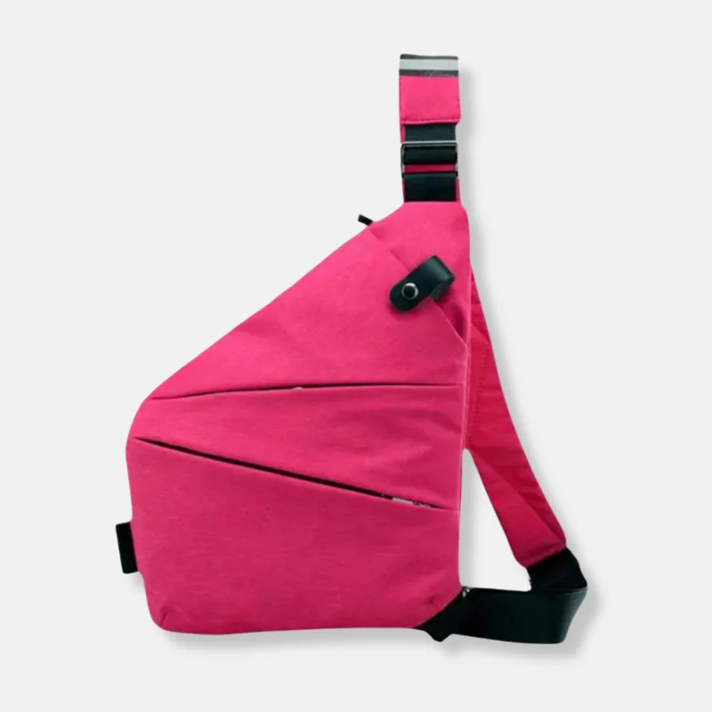 Podróżna torba crossbody antykradzieżowa. Wodoodporna, unisex, z miejscem na dokumenty.