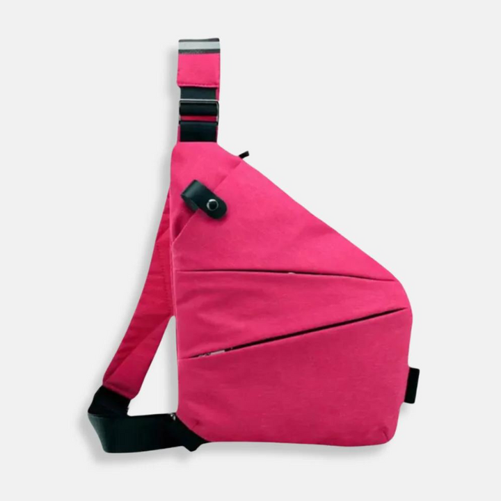 Miejska torba unisex. Wodoodporna, antykradzieżowa saszetka crossbody.
