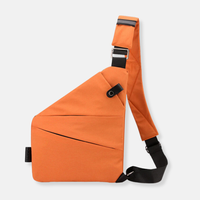 Saszetka antykradzieżowa wodoodporna. Unisex, z regulowanym paskiem crossbody.