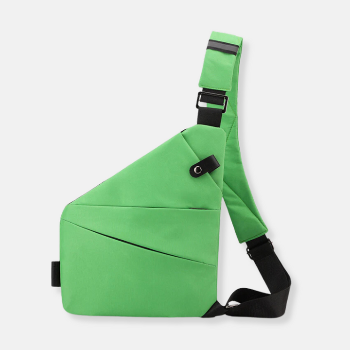Wodoodporna torba crossbody unisex. Antykradzieżowa, solidna konstrukcja.