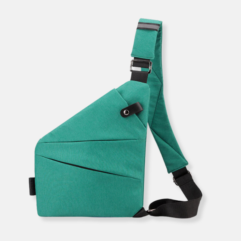Saszetka crossbody unisex. Wodoodporna, antykradzieżowa, z miejscem na telefon.