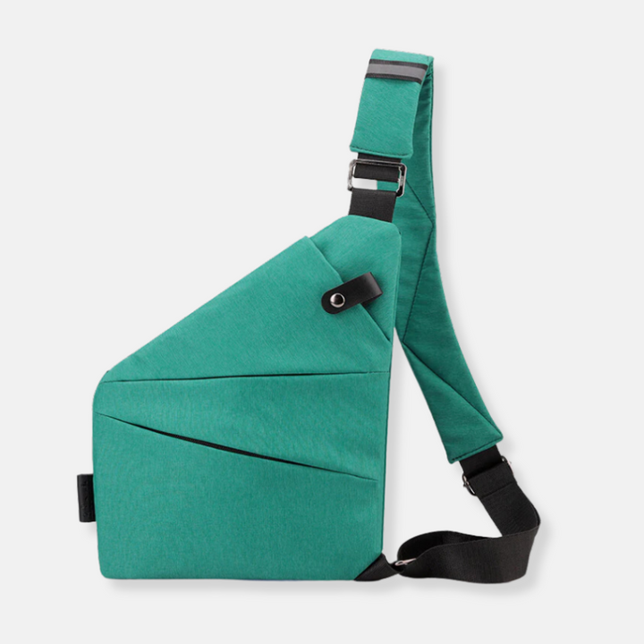 Saszetka crossbody unisex. Wodoodporna, antykradzieżowa, z miejscem na telefon.