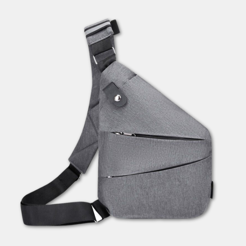 Antykradzieżowa torba na ramię unisex. Funkcjonalna i wodoodporna do użytku miejskiego.